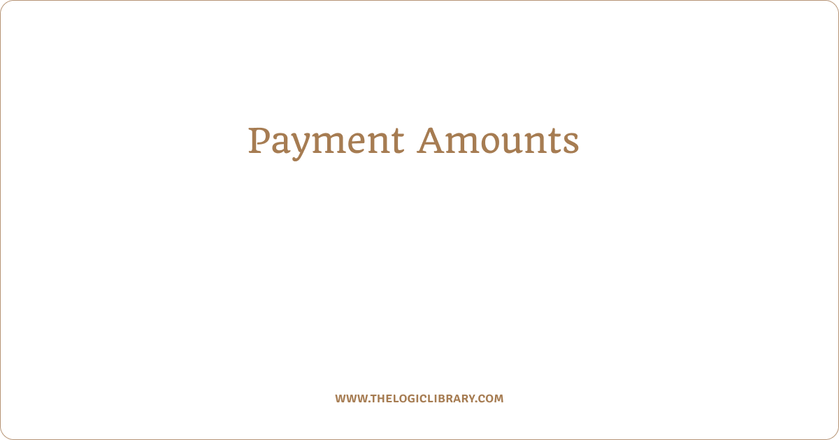 Payment Amounts
