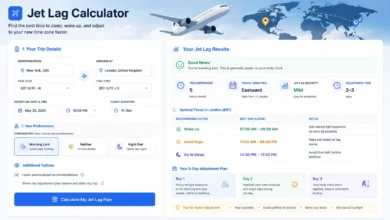 Jet Lag Calculator