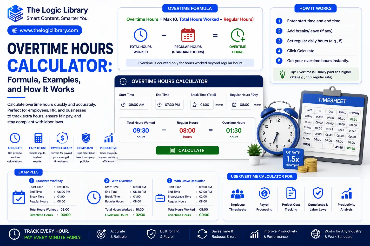 Overtime Hours Calculator