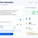 Reading Time Calculator