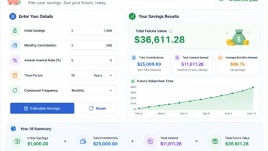 Savings Calculator
