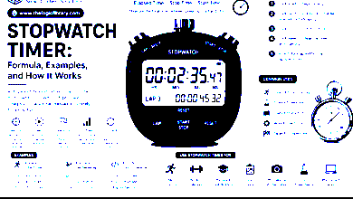 Stopwatch timer guide and features