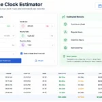 Time Clock Estimator