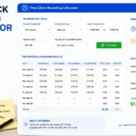 Time Clock Rounding Calculator