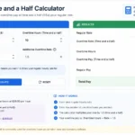 Time and a Half Calculator
