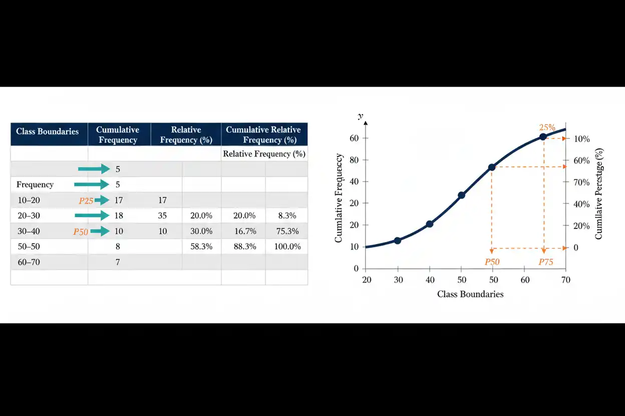 cumulative frequency