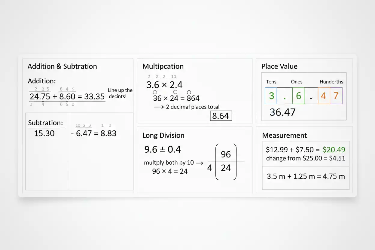 decimal operations