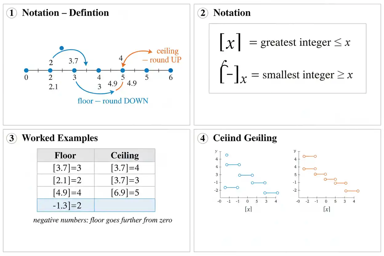 floor and ceiling functions