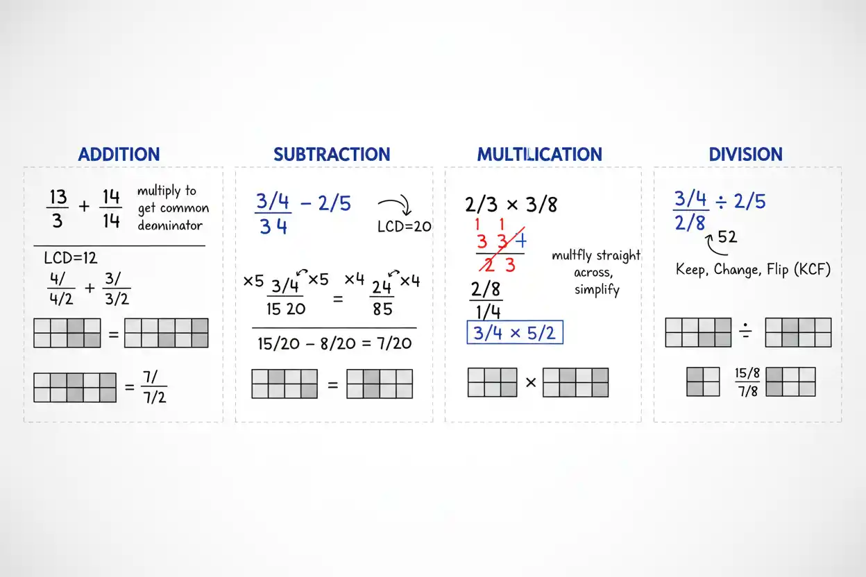 fraction operations