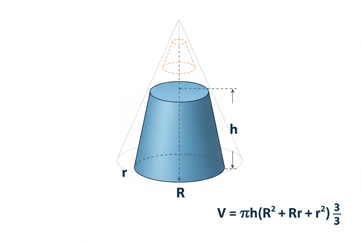 frustum volume