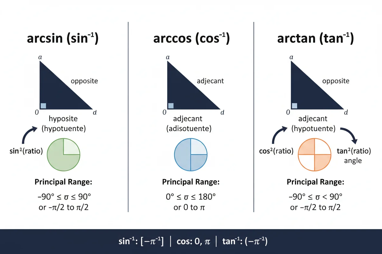 inverse trigonometric functions