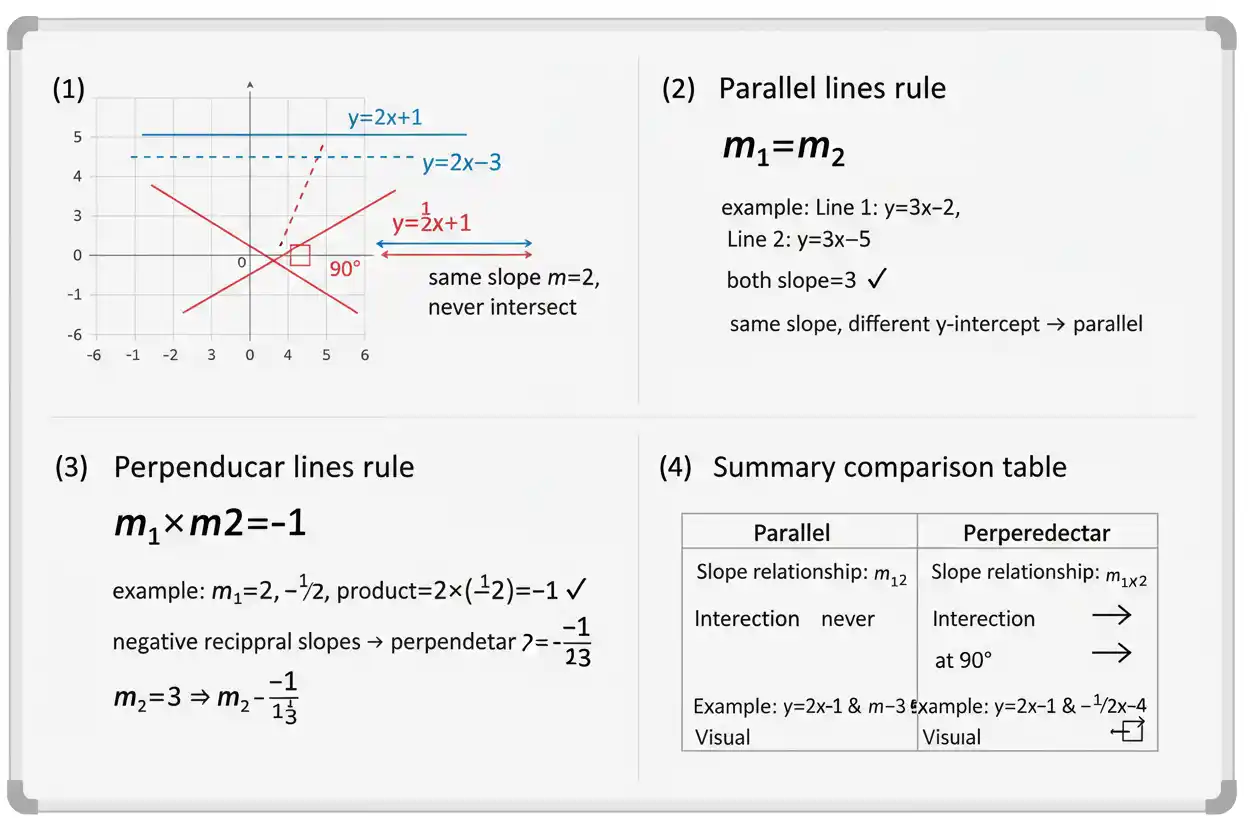 parallel and perpendicular lines