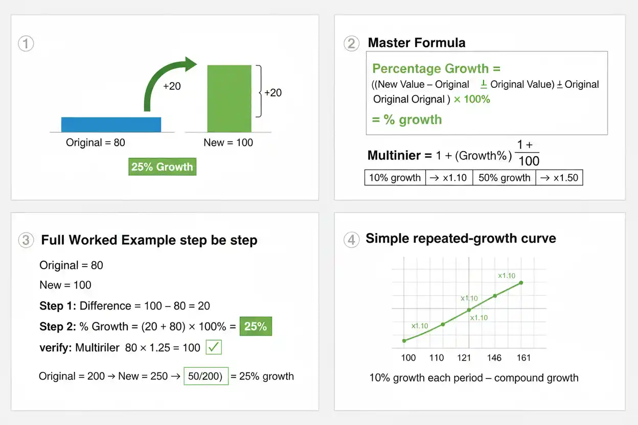 percentage growth