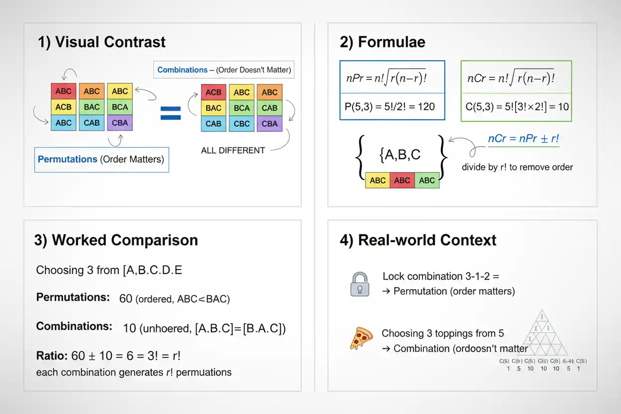 permutations and combinations
