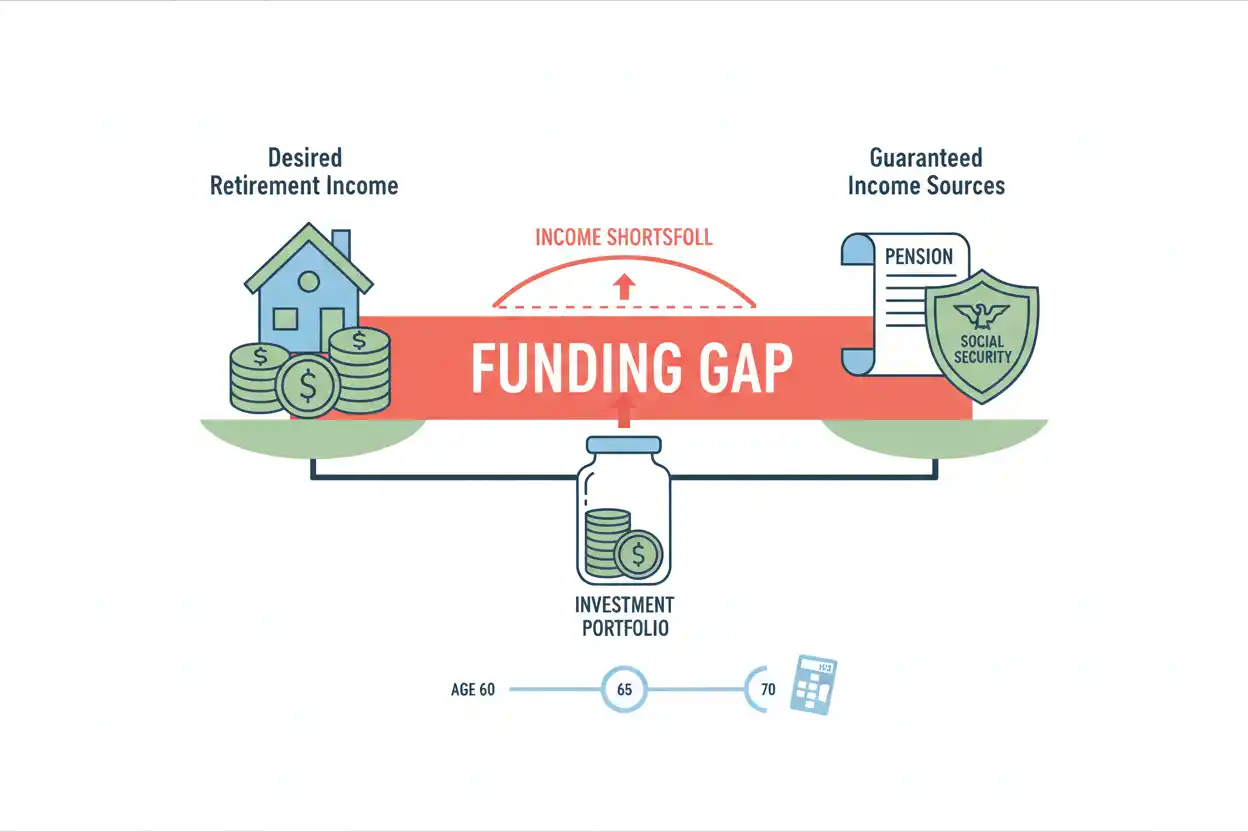 retirement income gap