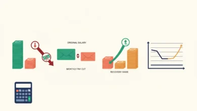 salary reduction percentage