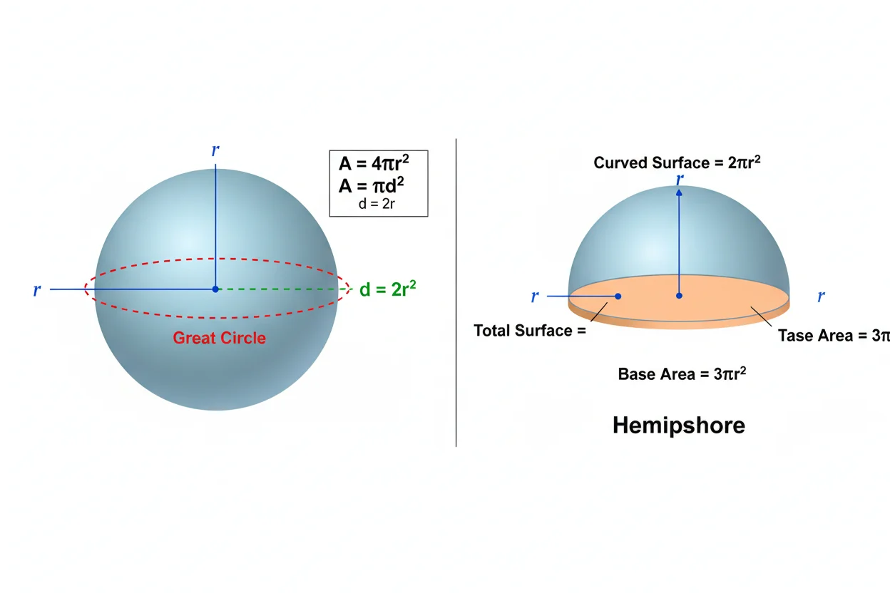 sphere surface area