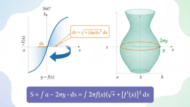 surface area of revolution