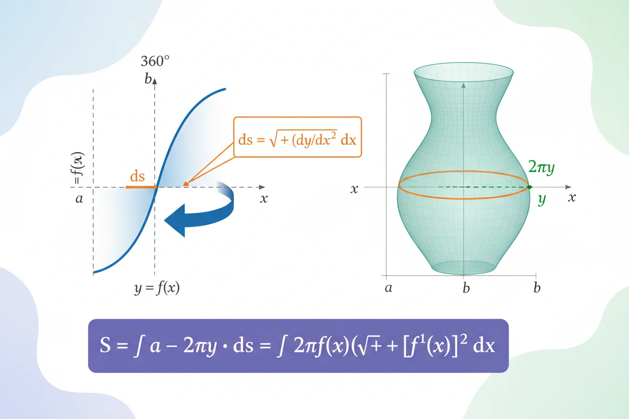 surface area of revolution