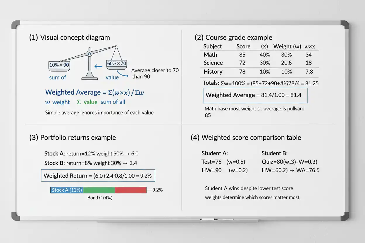 weighted averages