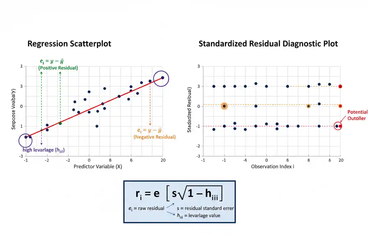 Standardized Residuals: Definition, Formula & Example