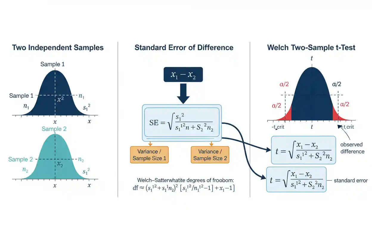 two-sample t-test